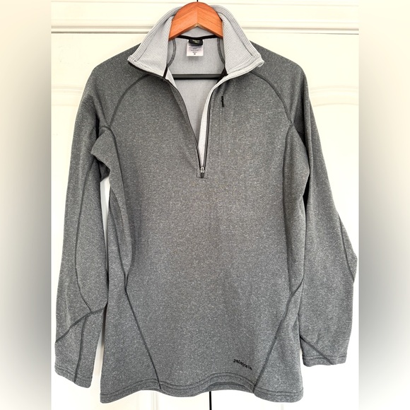 Patagonia Performance Baselayer Jacket EUC Half Zip Quarter Capilene Thermal - Picture 1 of 11